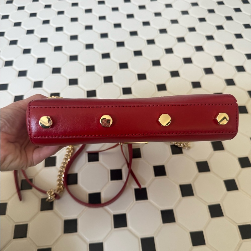 NWT Rebecca Minkoff Mini 5 Zip Convertible Clutch in “KISS” Red - Picture 10 of 14